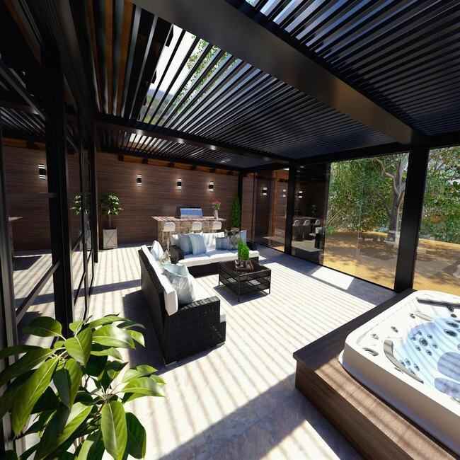 Bioclimatic Pergola in Canada